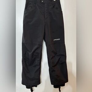 Spyder XT Youth Kids Boys Black Ski Snowboard Pants, Size 10 Winter Sports